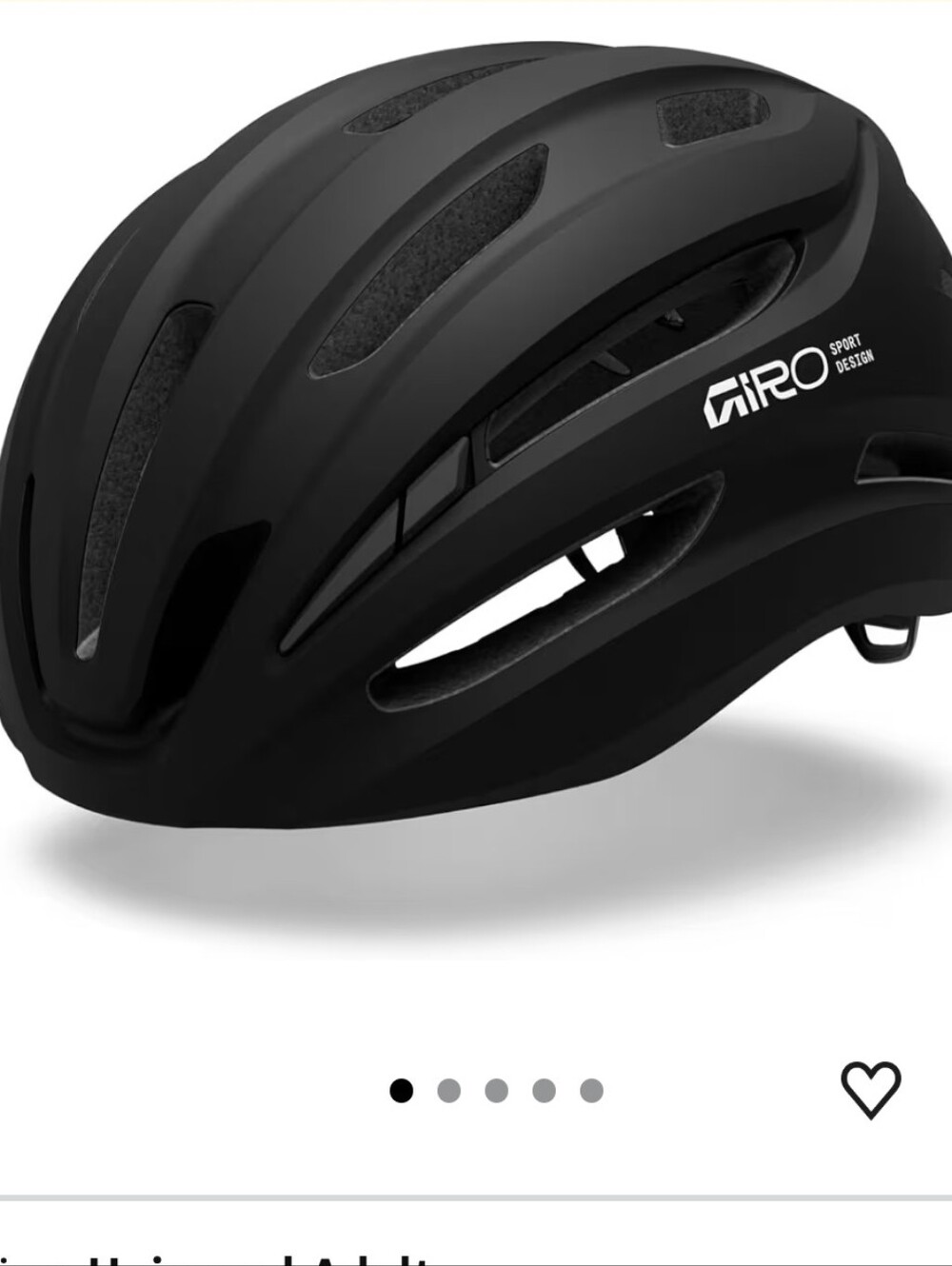 GIRO ISODE MIPS 11 Matte Black Cycling Helmet - Lightweight Ventilated Safety